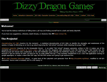 Tablet Screenshot of dizzydragon.net